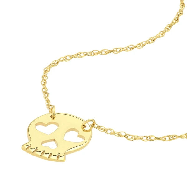 So You Mini Sugar Skull Adjustable Necklace