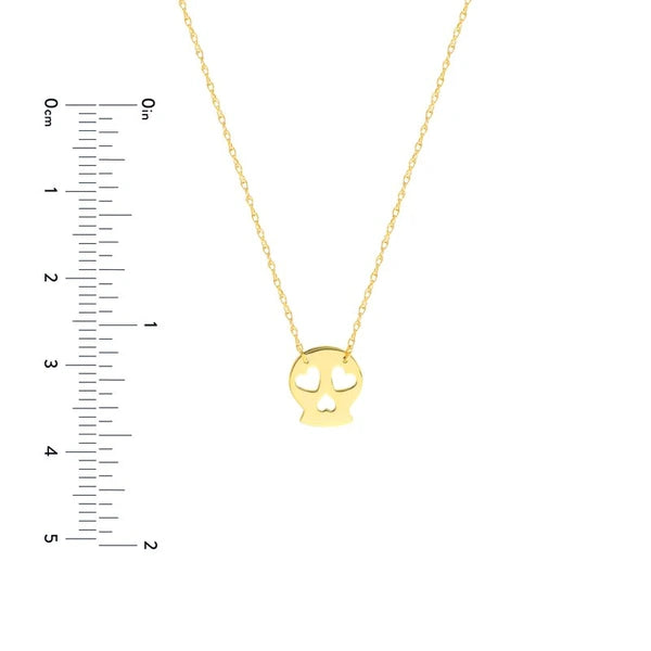 So You Mini Sugar Skull Adjustable Necklace