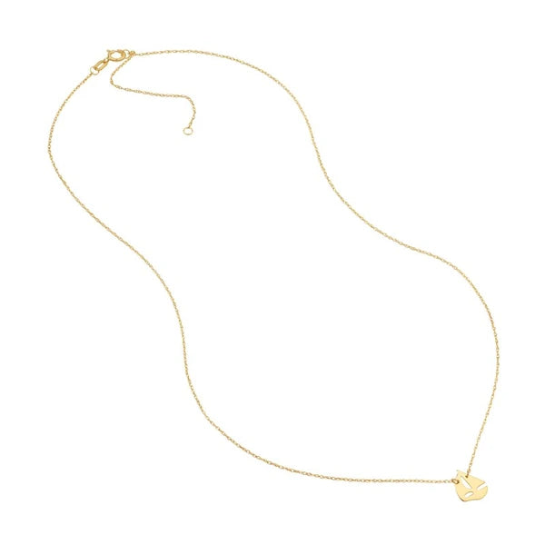 So You Mini Sailboat Adjustable Necklace