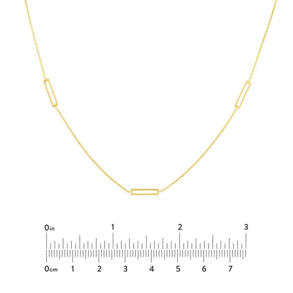 Open Bar Stations Adjustable Necklace