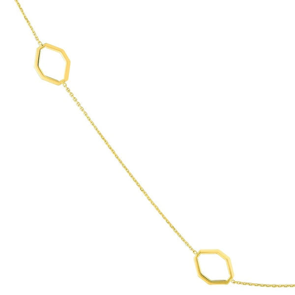 Geometric Stations Adjustable Necklace