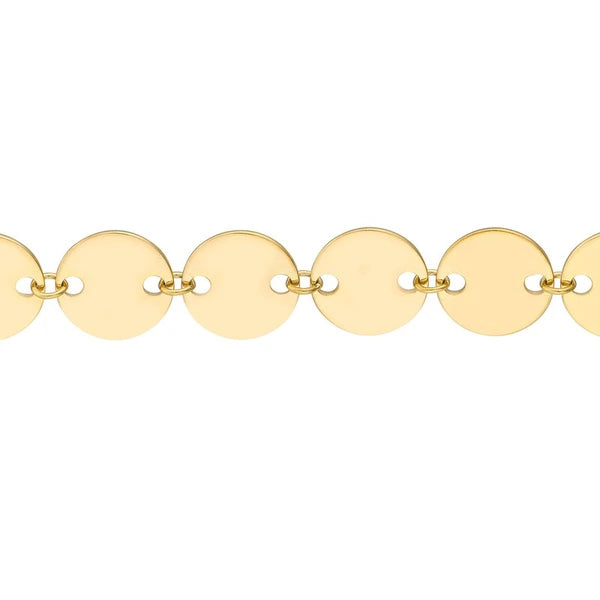 Linked Mini Disc Bracelet