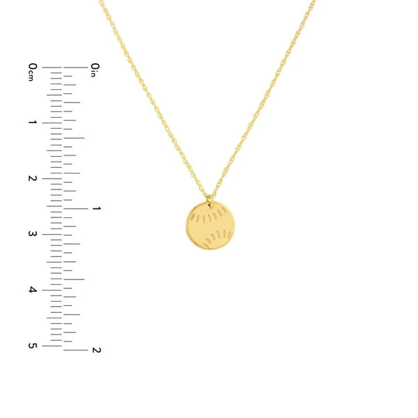 So You Mini Baseball Adjustable Necklace
