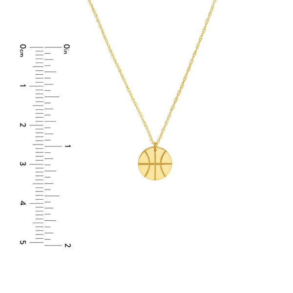 So You Mini Basketball Adjustable Necklace