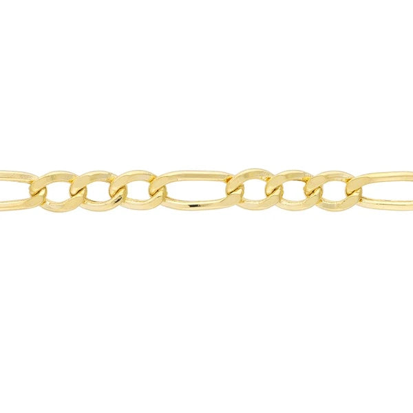 Hollow Figaro Chain Adjustable Choker