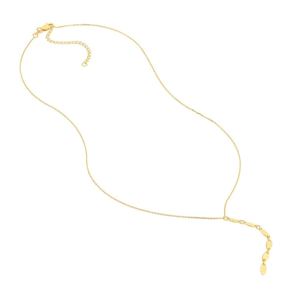 Mini Marquise Adjustable Lariat Necklace