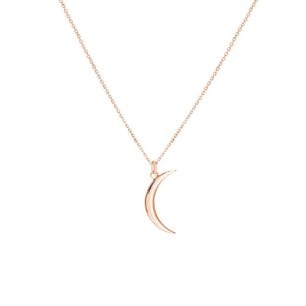 Crescent Moon Pendant Necklace