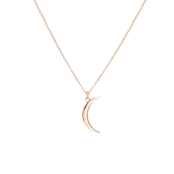 Crescent Moon Pendant Necklace