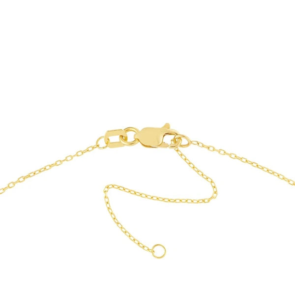 Mini Bar Necklace with Cutout Cross