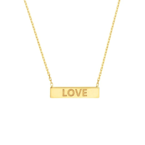 Mini Love Bar Adjustable Necklace