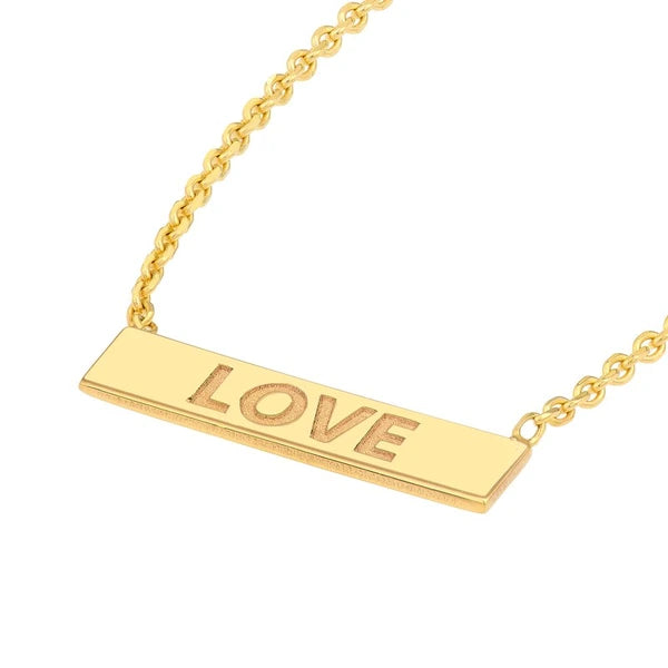 Mini Love Bar Adjustable Necklace