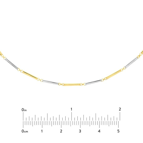Two-Tone AlterN/Ating Bars Adjustable Choker