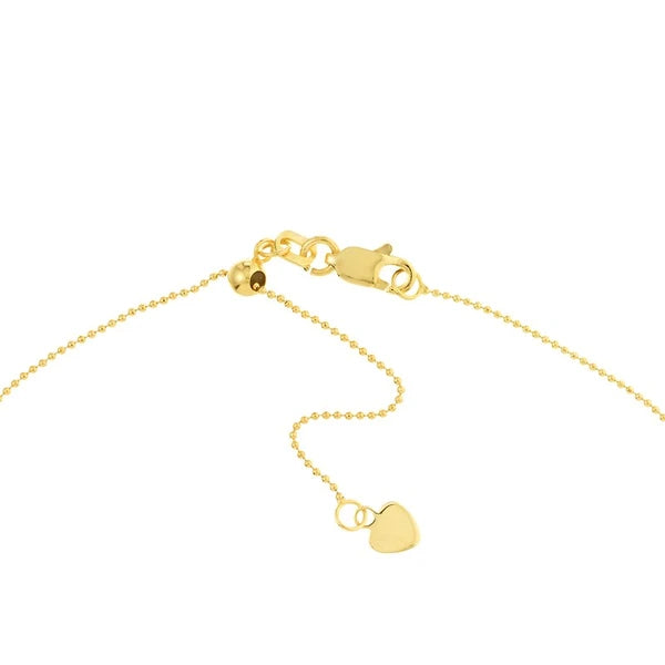 Double Stranded Bead Station Drop Necklace