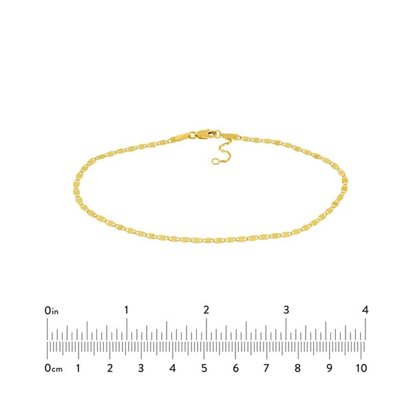 Valentino Chain Adjustable Anklet