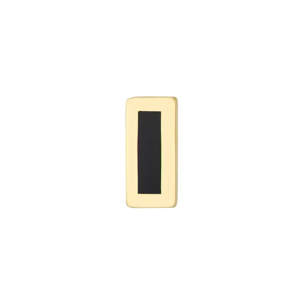 Onyx EN/Amel Staple Stud Earrings