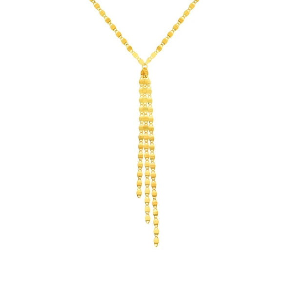 Two-Stranded Valentino Chain Dangle Necklace
