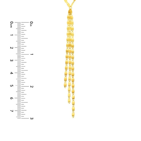 Two-Stranded Valentino Chain Dangle Necklace
