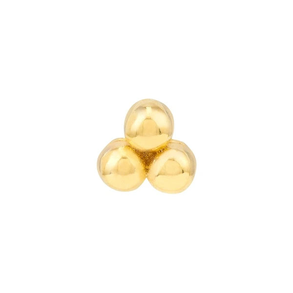Bead Trinity Stud Earrings