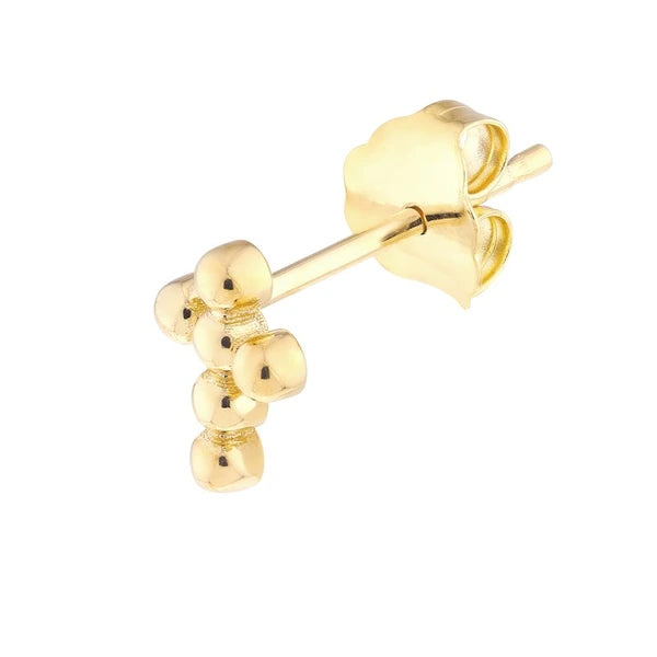Bead Cross Stud Earrings