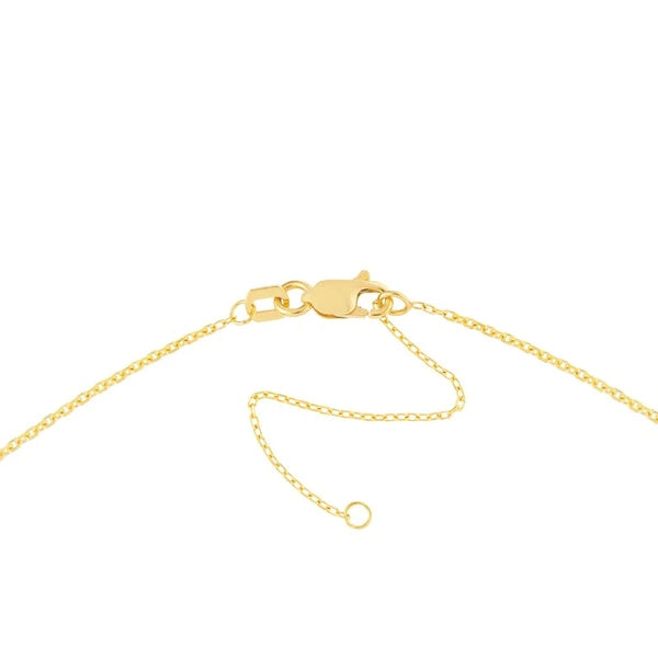 Mini Hexagon Bar with Ruby Necklace