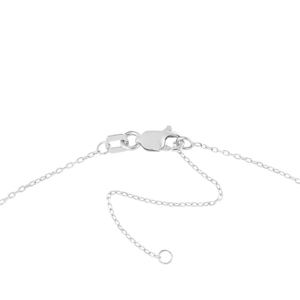 Mini Bars and Diamond Bezels Lariat Necklace