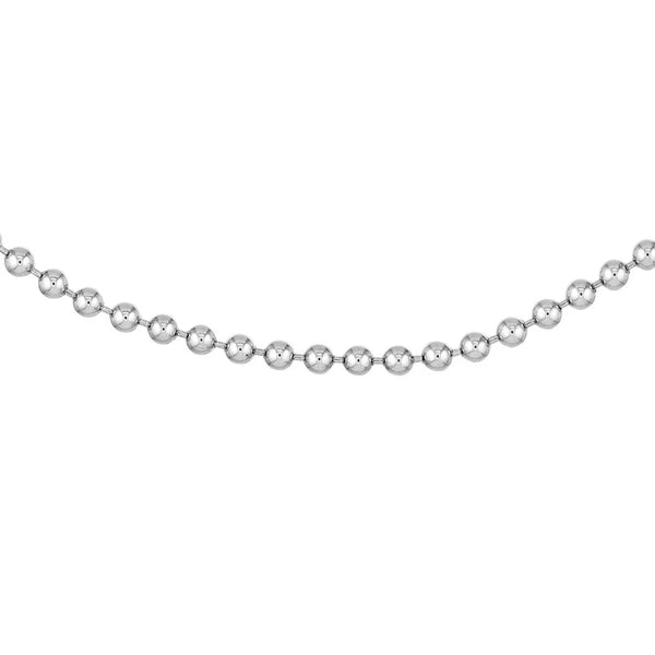 Sterling Silver Beaded Adjustable Choker