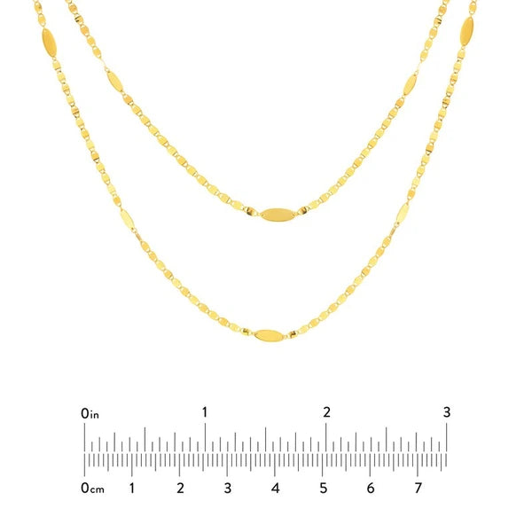Valentino and Marquise Layered Duet Necklace