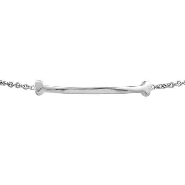 Sterling Silver Dog Bone Bolo Bracelet