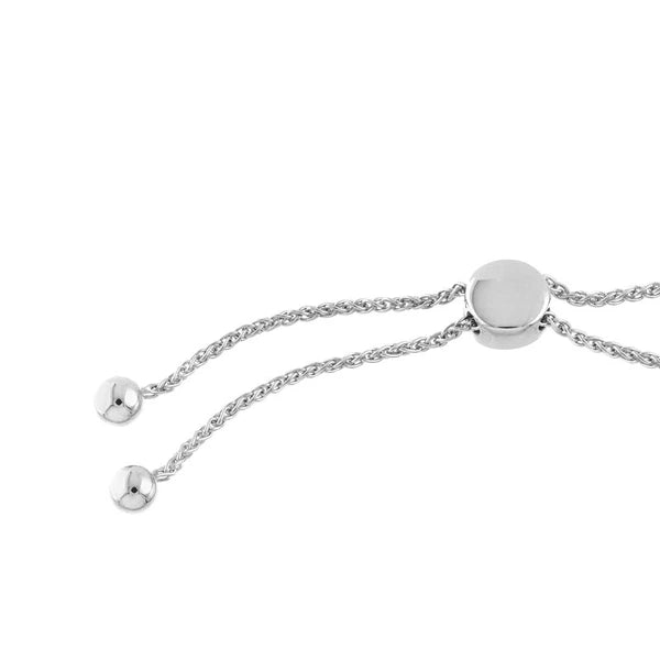 Sterling Silver Infinity Symbol Bolo Bracelet