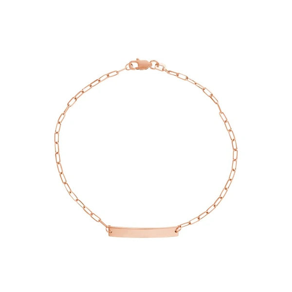 Kid's ID Bracelet on D/C Long Anchor Chain