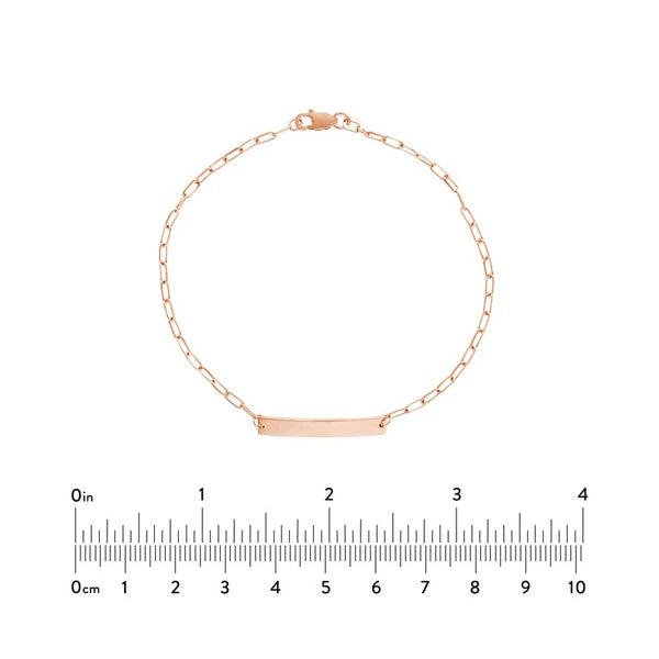 Kid's ID Bracelet on D/C Long Anchor Chain