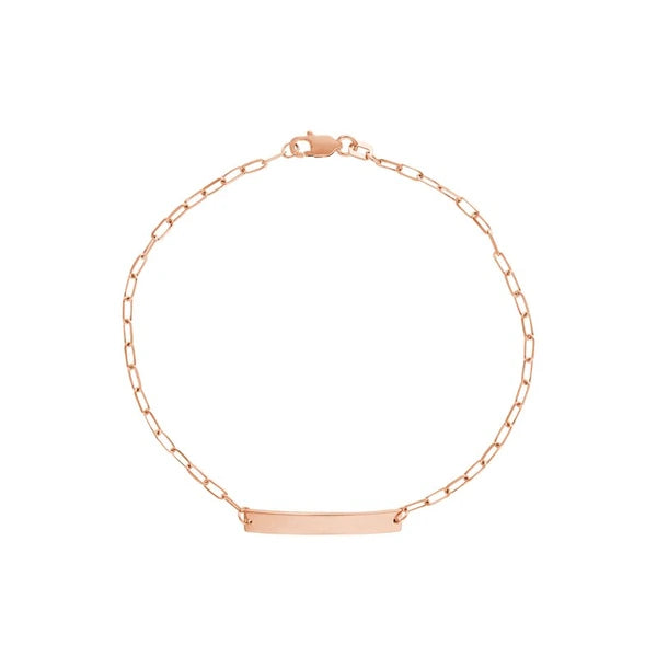 Kid's ID Bracelet on D/C Long Anchor Chain