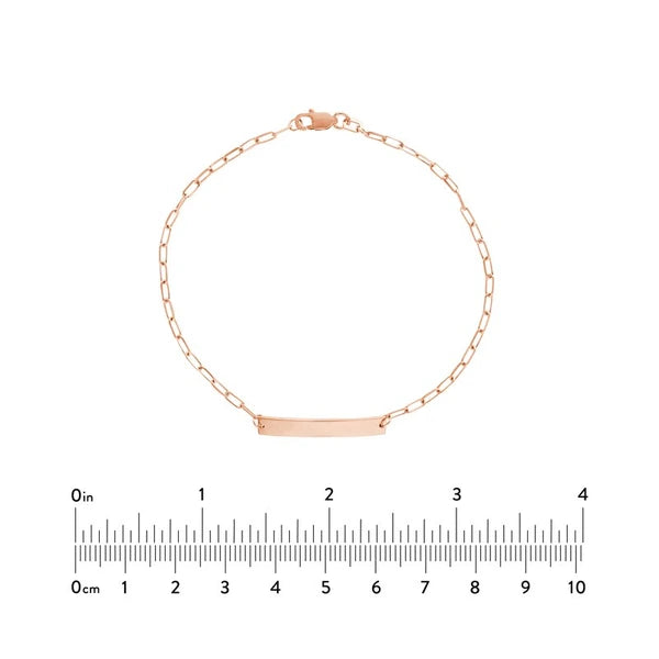 Kid's ID Bracelet on D/C Long Anchor Chain