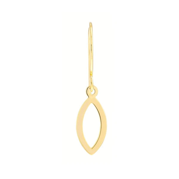 Mini Open Marquise Dangle Earrings