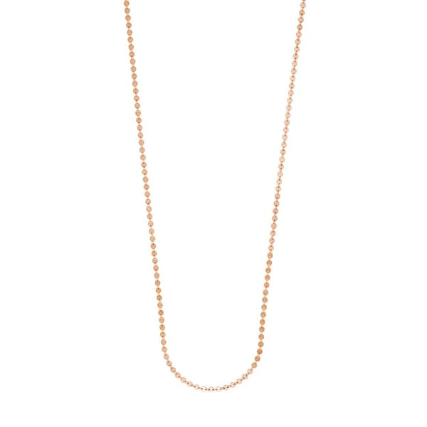 Sterling Silver Long All-Around Disc Necklace