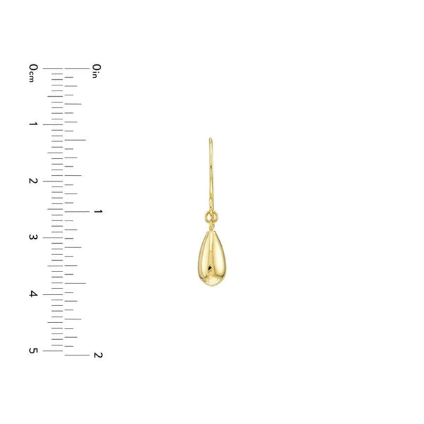 Bombe Teardrop Earrings on Fish Hooks