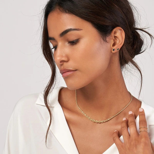 Graduated Rope Chain Necklace
