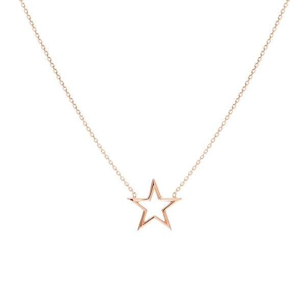 Wire Star Adjustable Necklace