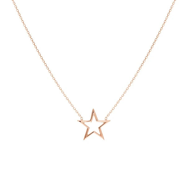 Wire Star Adjustable Necklace
