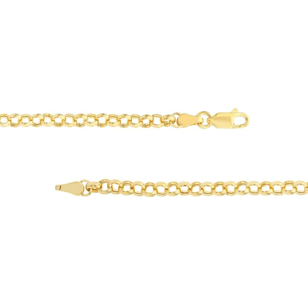 Antique Coin on Rolo Chain Adj. Bracelet