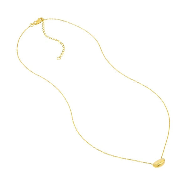 Puffy Nut Shape Adjustable Necklace