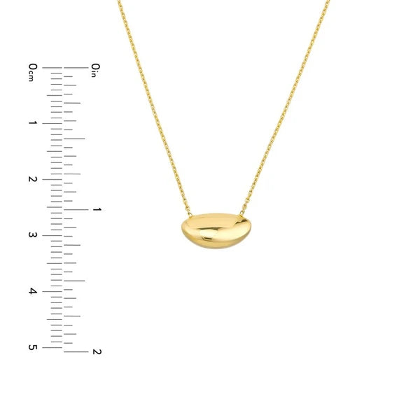 Puffy Nut Shape Adjustable Necklace