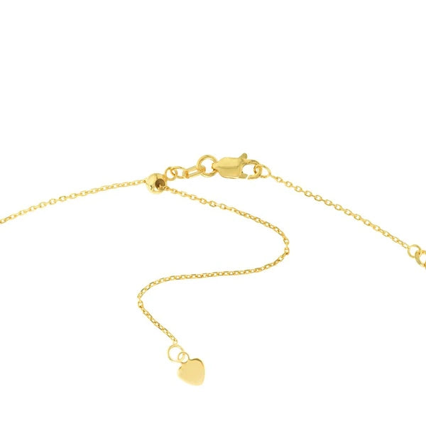 Sideways Cross Open Curb Chain Choker