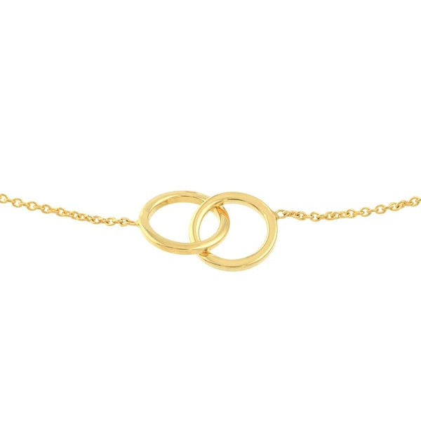 Mini Interlocking Circles Bolo Bracelet