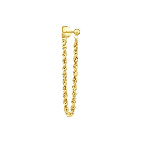Rope Chain Front to Back Earrings