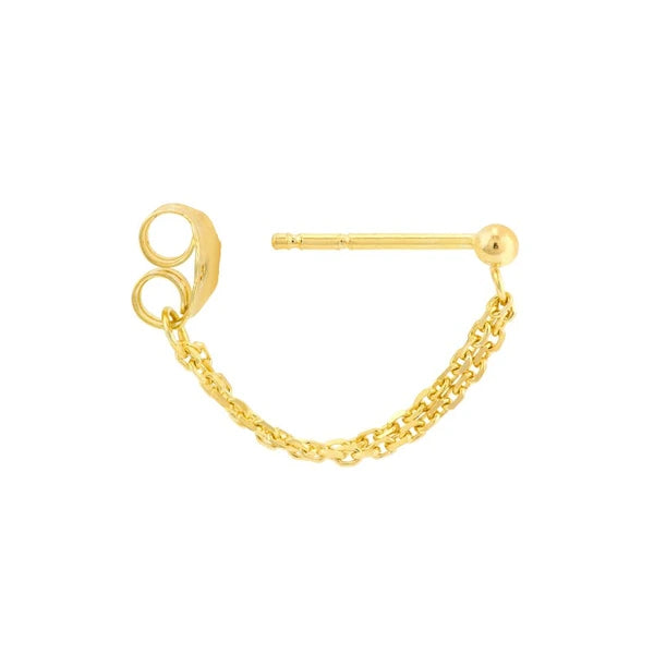 Double Chain Front-to-Back Earrings