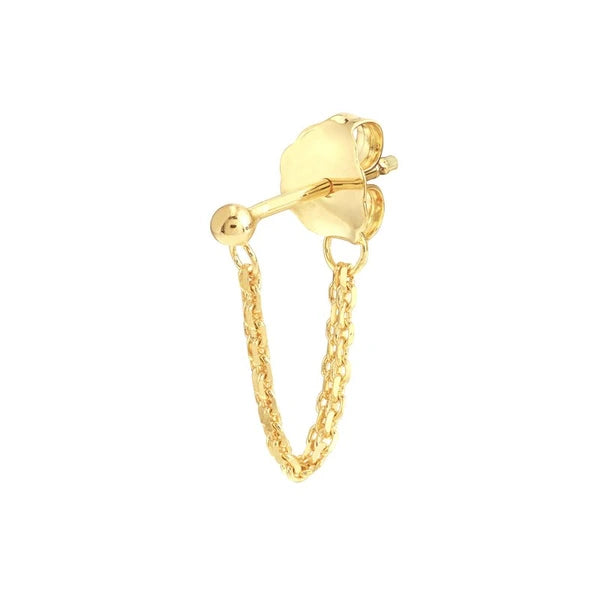 Double Chain Front-to-Back Earrings
