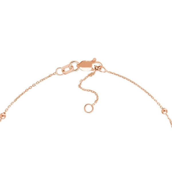Bead Station on D/C Cable Chain Bracelet