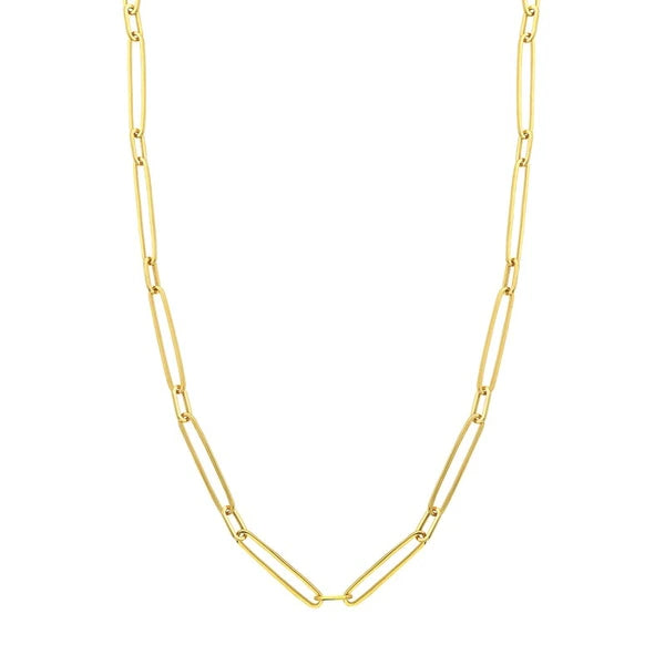 AlterN/Ating Length Long Link Chain Necklace