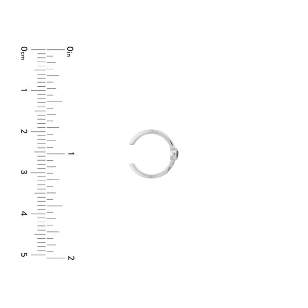 2mm Bezel Sapphire Earring Cuffs